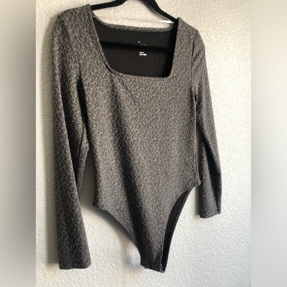 A new day body suit long sleeve grey medium - Picture 3 of 4